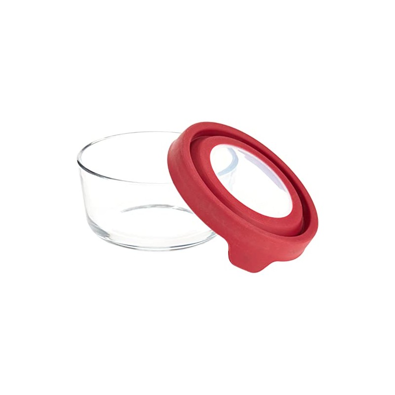 Anchor Hocking TrueSeal Glass Food Storage Container with Airtight Lid,