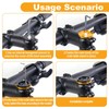 Bicycle Stem Top Cap Mount Adapter for Garmin Edge 25