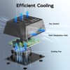 SEINIKAY M.2 Dock with Fan for NVME SATA SSD, Tool-Free