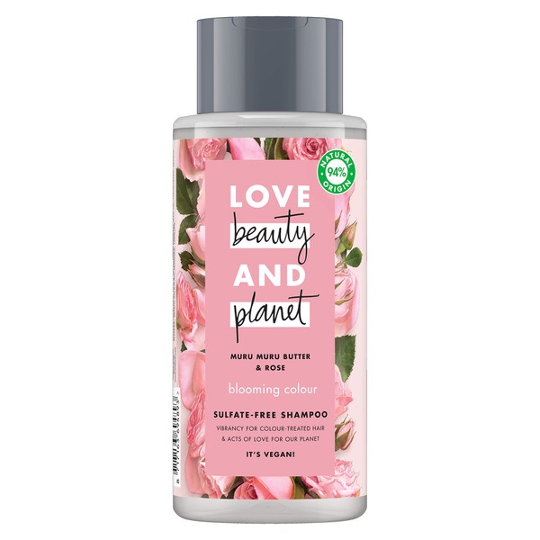 Love Beauty and Planet Blooming Colour Shampoo Muru Muru Butter & Rose 400ml
