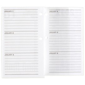 AT-A-GLANCE Daily Desk Calendar 2016 Refill, 12 Months, January - December, 3.5 x 6 Inch Page Size (E71750) by At-A-Glance