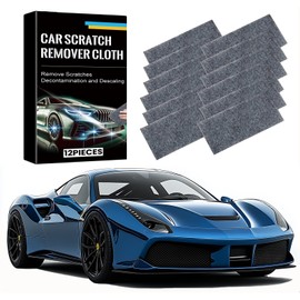 UroClysmic 2025 Nano Sparkle Cloth for Car Scratches - 12 Pack Nano Magic Cloth for Effective Car Paint Scratch Removal, Water Spot Cleaning & Surface Polishing