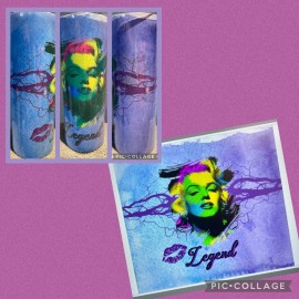 Unbranded 20 oz custom design skinny tumblers