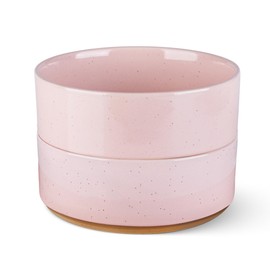 AmorArc Ceramic Cereal Bowls,Soup Bowls Set of 2,Stoneware Bowls for ce Cream,Dessert,Pasta,Salad - 5.5 Inch,Microwave,Dishwasher