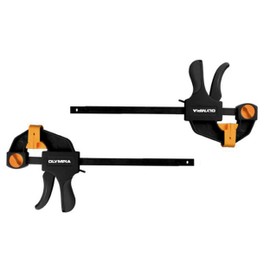 Olympia Tools 38-230 2-Piece Mini Ratcheting Bar Clamp and Spreaders Set