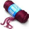 BLUPLE Brazilian Wool Hair 1 Roll Wine Red 99J Acrylic