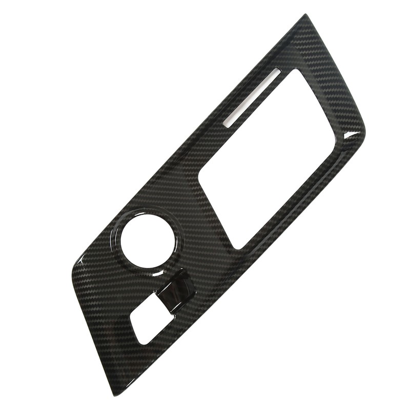 Car Gear Box Cover Trim Carbon Fiber Style Console Shifter
