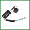 Motoforti Black 3 Wired Electric Bike Bicycle Ignition Switch Lock