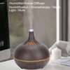 Wood Grain Home Humidifier Ultrasonic Aroma Diffuser with LED Light