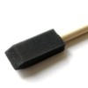 Japanese String Button Sponge Brush, Small, Width 1 inch (2.54