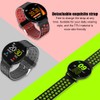 W8S Ultra Thin Round Screen TPU Strap Heart Rate Blood