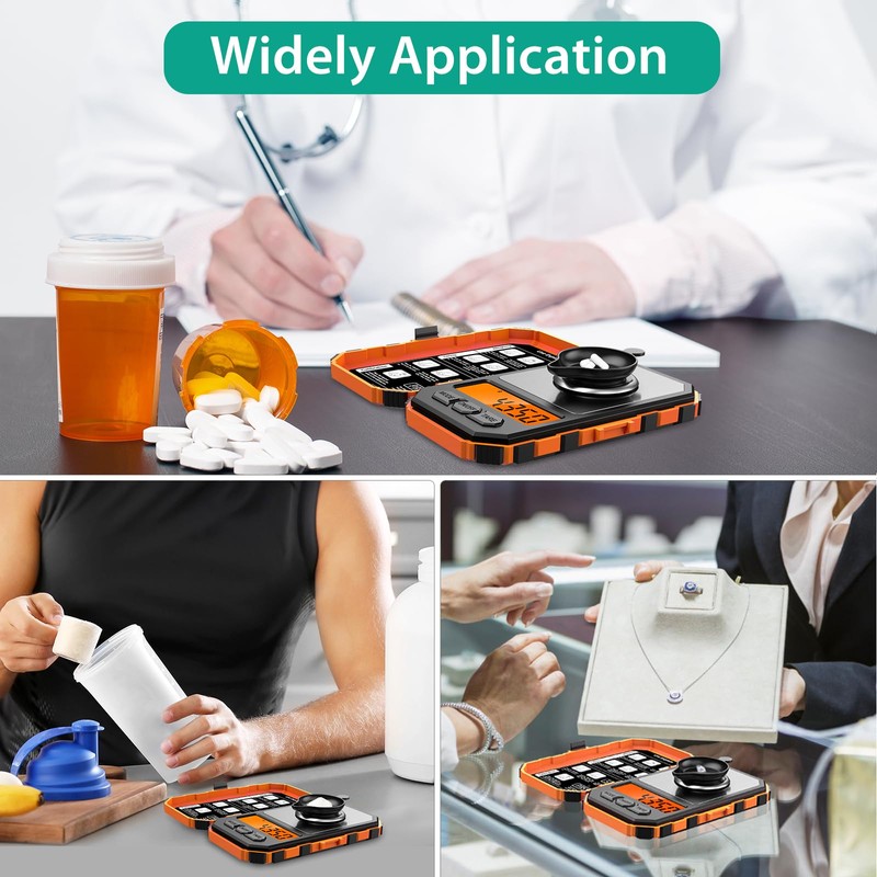 ORIA Digital Pocket Scale, 50g/0.001g Professional Milligram Scale, Portable Kitchen