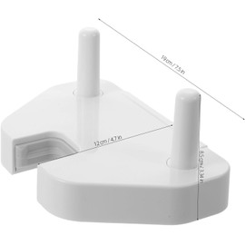 ABOOFAN Plástico Soporte de Pared Blanco, Dos Accesorios para Aspiradora