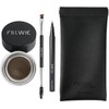Kit de pomada para cejas, lápiz líquido para cejas con