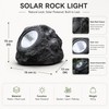 Solar Rock Light for Outdoor Landscaping – Waterproof Stone-Style Spotlight