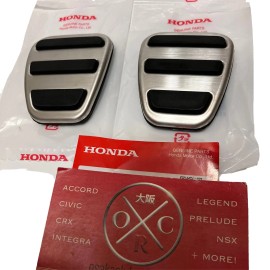 Honda Genuine OEM FL5 Honda Civic Type R Pedal Pad Covers Brake Clutch M/T 2022 23 Si