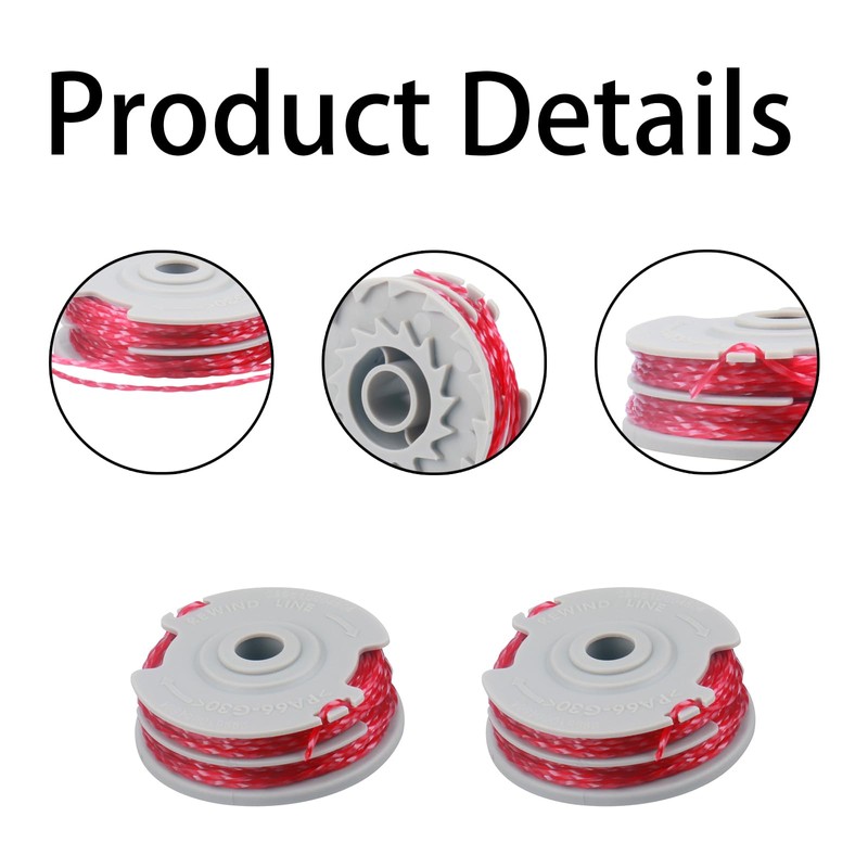 2 PCS Strimmer Spool Grass Trimmer Wire Grass Trimmers Replace