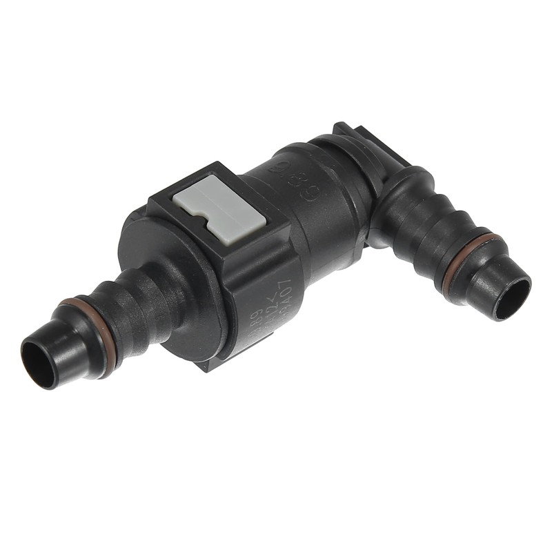 X AUTOHAUX 2pcs 9.89mm SAE to 10.5mm 90 Degree Fuel