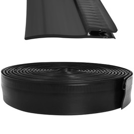 Wadoy 018-546 RV Slide Out Seal Camper RV Slide Out Clip Rubber Seal with 2 Wiper, 35Ft Weather Stripping for Window Door Channel Mounts Seam Protecting