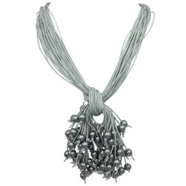 Gypsy Jewels Simulated Pearl Cluster Multi Cord Layered Necklace (Grey)