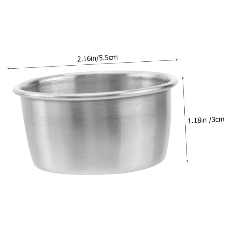 CIYODO 4Pcs Dipping Cups Multipurpose Sauce Dishes for Ketchup Salad