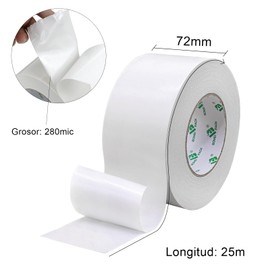 BOMEI Extra Strong Carpet Tape 72mm x 25m Double Sided Extra Strong Non-Slip Carpet Tape for Carpets and Rugs