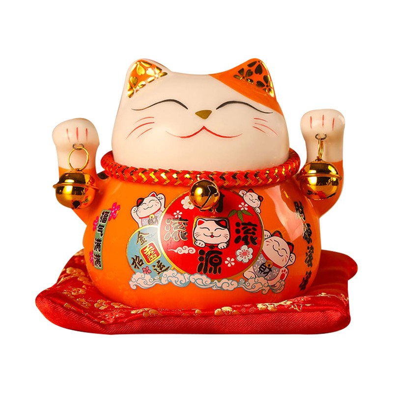 Lucky Cat Coin Bank 4.5in Exquisite Cute Bring Luck Good