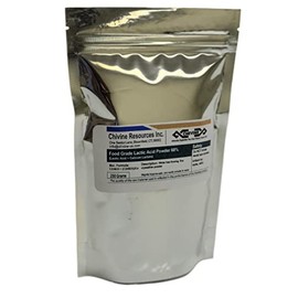 Polvo de ácido láctico (grado alimenticio) 60%