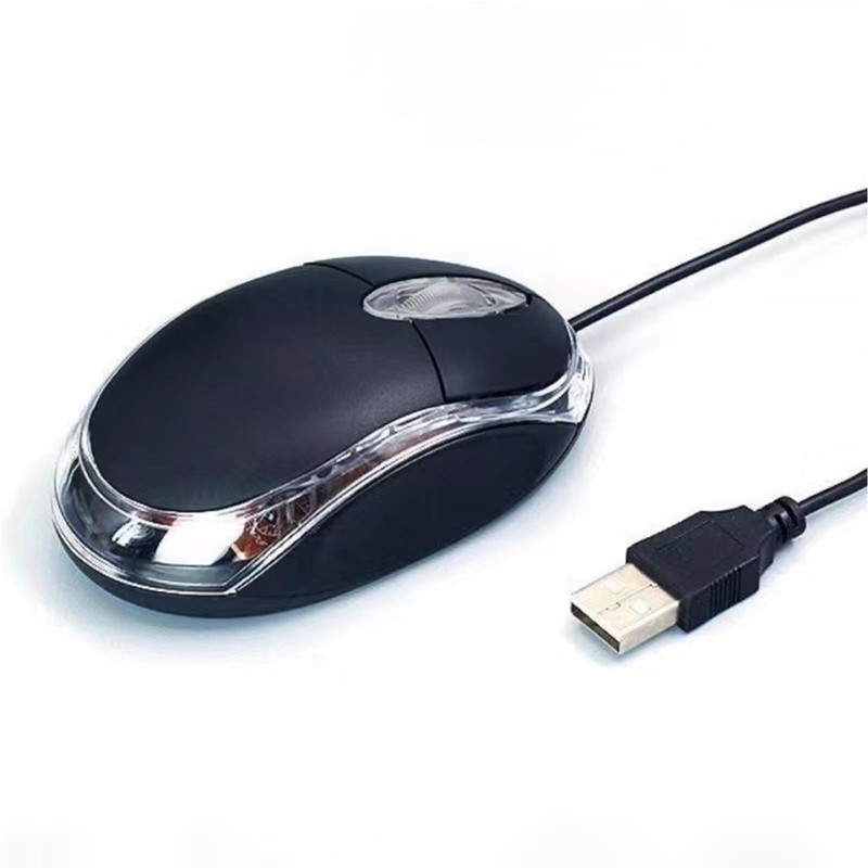 Yadojingcn Wired Mini Optical Mouse-Wired Mouse with Ergonomic Design, USB