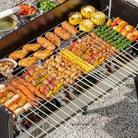 Clarina 200 x Bamboo Toothpicks 200 mm - For Food Preparation - Appetizer Skewers