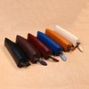 Pen Case, Genuine Leather, 15 Pieces, Chuck, Soft Leather, Sewing,
