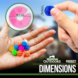 kongchan 36 Pcs Colorful Bike Spoke Beads | Kids Bicycle Wheel Decorations | Easy Clip-on Plastic Spokey Dokeys for Boys & Girls (Multicolor)