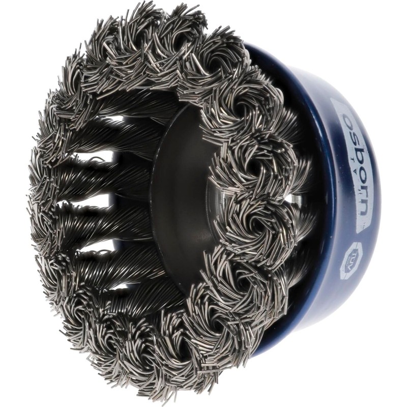 Osborn 2608151 Cup Brush M14 Knotted of Steel Wire, 0