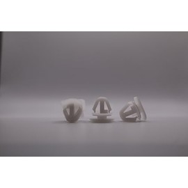 King Car Clips 20pcs Windshield Pillar, Interior & Trunk Trim Moulding Clip for GM 24405740 (Blue)