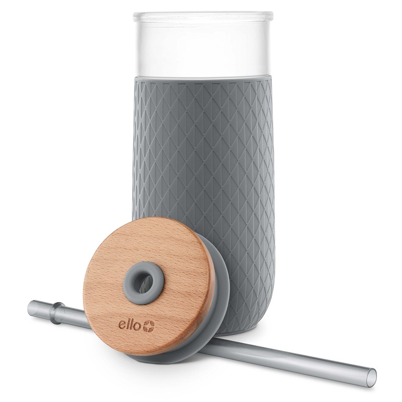 Ello Devon Glass Tumbler with Silicone Sleeve