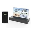 Digital Alarm Clock Temperature Humidity Weather Forecast Electronics Desktop Table