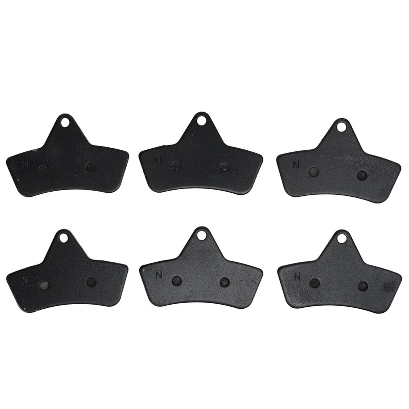6PCS Brake Pads Low Noise Aging Resistant Consistent Braking Replacement