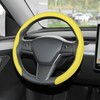 Frani Nappa Leather Steering Wheel Cover,Universal Fit 15 Inch-Premium Non-Slip