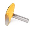 Profession 1/4 Inch Shank Horizontal Crown Router Bit for Woodworking
