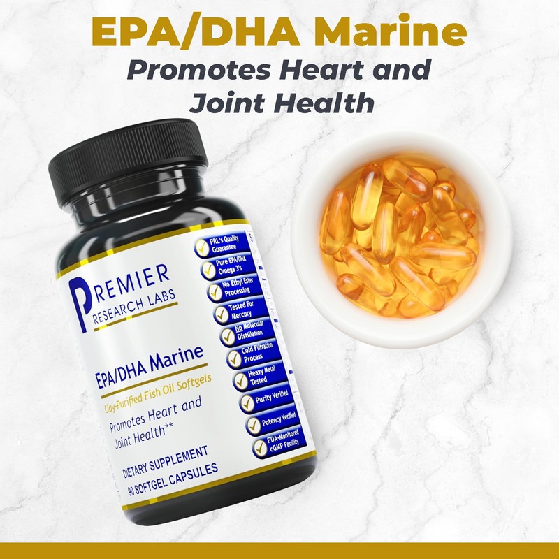 Premier Research Labs EPA DHA Marine Softgels - Omega 3