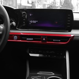 YOUTOOCAR Air Vent Outlet Cover Trim Automotive Center Consoles Control Panel Air Conditioning Outlet Vent Cover Compatible with KIA K5 Accessories (Red)