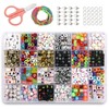 PHOGARY Children's Alphabet Beads Set (800 Pieces), Beads Letters DIY
