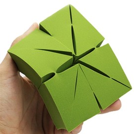 Brick Puff Mochi Cushion Makeup Sponge Brick Puff Triangle 8P / Skin Tone 8ea