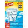 Glad Small Twist-Tie White Trash Bags Fresh Clean Scent 4