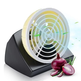 Fanion Cordless Kitchen Prep Fan - Portable Fan for Cutting Onions Without Tears - Cute Onion-Shaped Fanion for Comfortable Cooking & Meal Preparation - Portable Battery Operated Fan (Sweet)