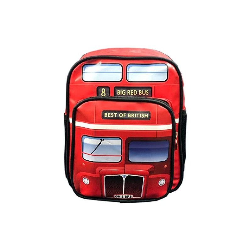 London Bus Kids School Bag Best of British Backpack Rucksack