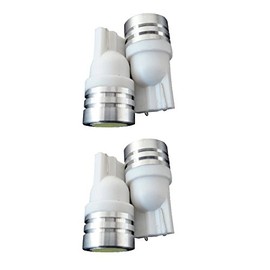 AGT White Front Firing High Power 1.5W LED Bulbs 194 168 2825 W5W (Pack of 4)