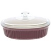 CorningWare 2.5qt/2.3L French Colors Cabernet Red Baking Dish with Lid