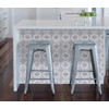 Camden Antique White Faux Tin Peel & Stick Backsplash Tiles