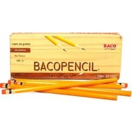 Lapiz De Grafito Baco Bacopencil 53312 Dureza 2hb 10 Piez /v